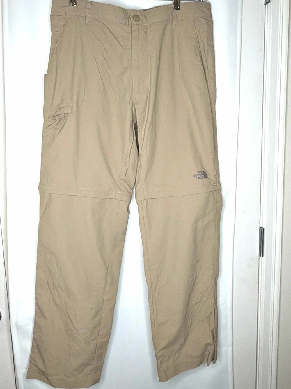 The North Face Men's Khaki Zip-Off Cargo Pants